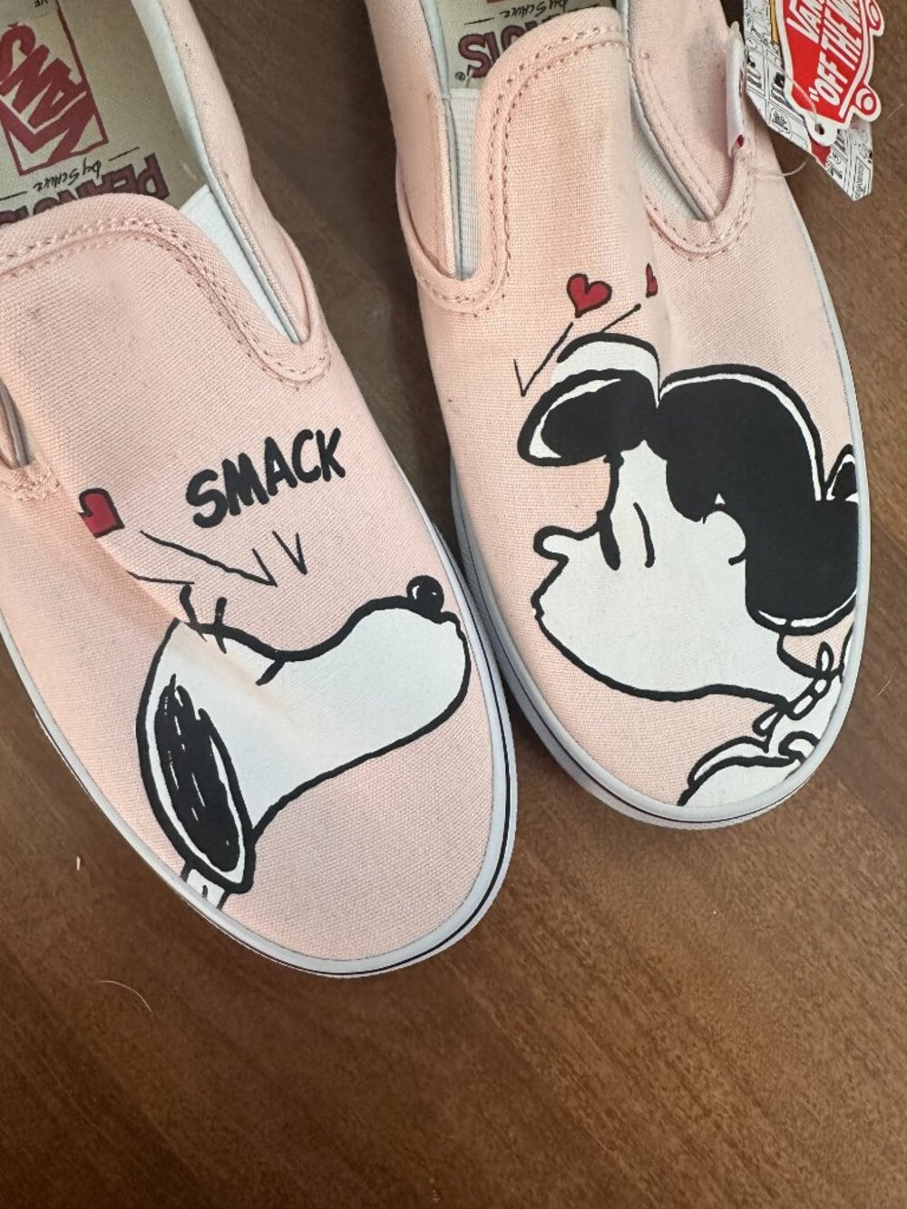 Vans Slip-On Peanuts Smack in Light Pink - Picture 3 of 16